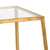 Bauhaus Table from the Jamie Merida Collection for Chelsea House - zoomed in on gold leaf finish